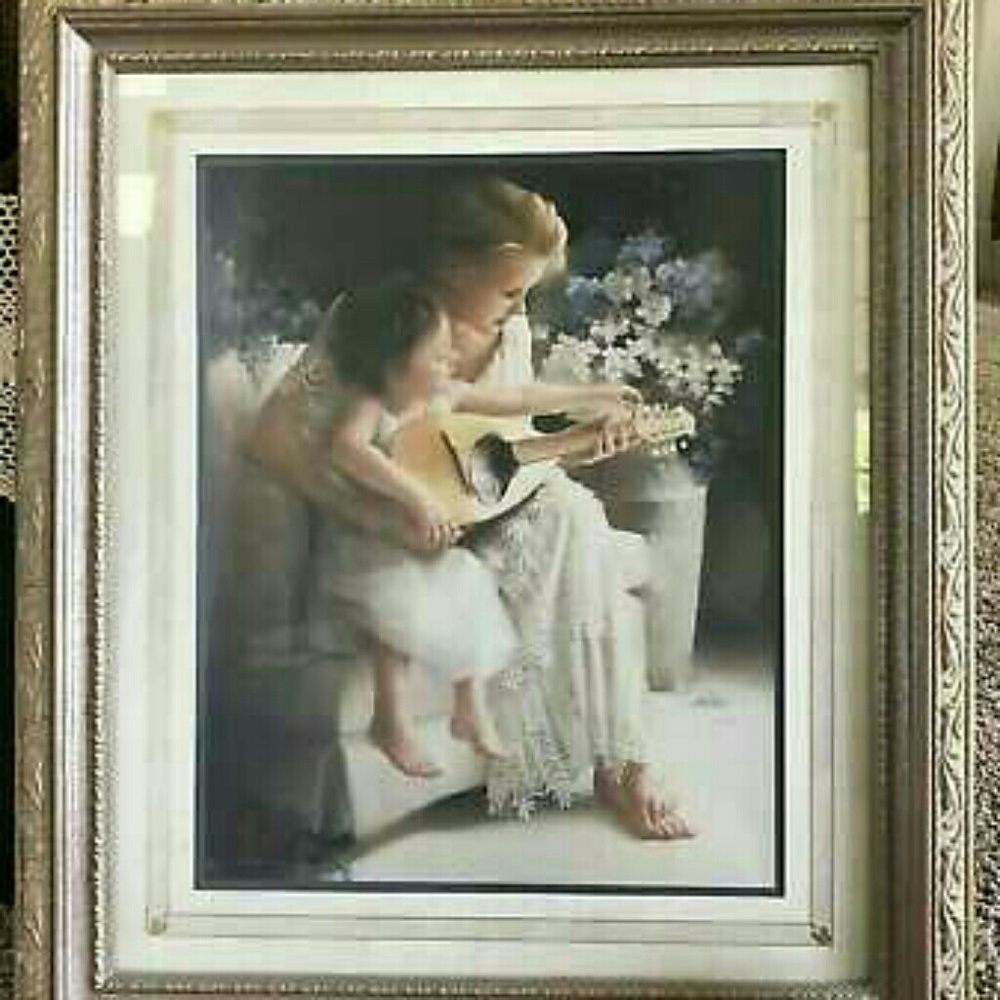 Home Interiors Mother Daughter Framed